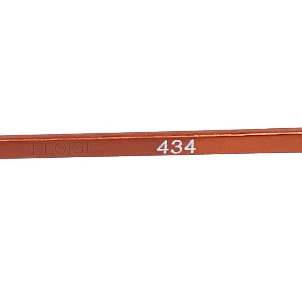 Vintage l.a.Eyeworks Eyeglasses Frames ELOISE 434 Matte Orange Oval 43-22-125
